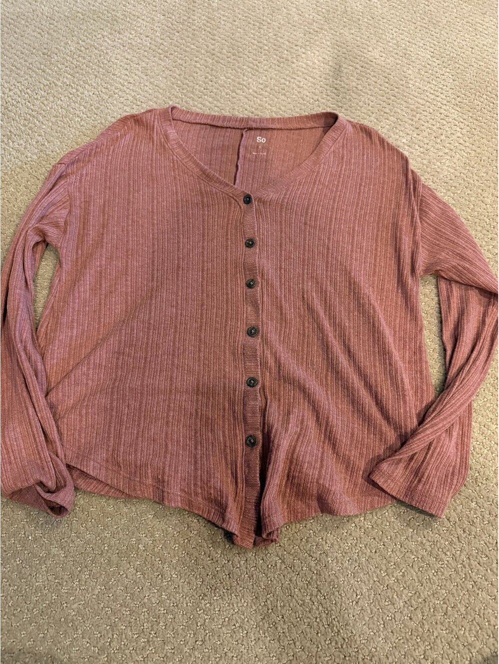 SO small button down top